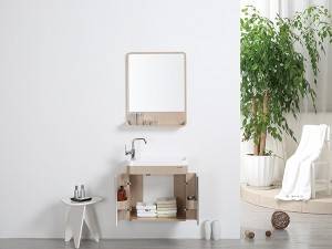 Prima Hottest Design Baraza la Mawaziri Bonde Bandia Stone Bathroom Vanity