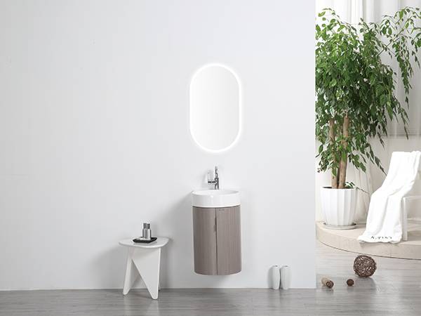 professional factory for Natural Wood Bathroom Vanity - Plywood Bathroom Furniture Bathroom Cabinet Mirror Wall Mounted  – Kazhongao
