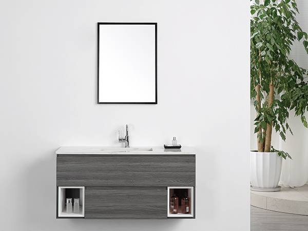 China wholesale Slim Side Cabinet Pricelist - Wall mounted melamine bathroom vanity-1915120 – Kazhongao