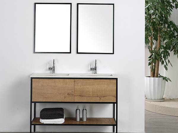 Free standing stainless steel construction melamine bathroom vanity-1911120 Featured Image