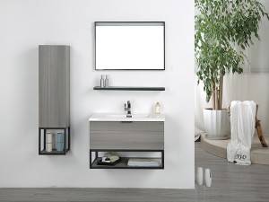 Wall mounted 304 stainless steel melamine bathroom furniture-2017080