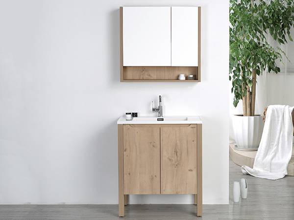 China wholesale Oak Bathroom Cabinet Manufacturers - Free standing 2 door  north America good selling design-2033075 – Kazhongao