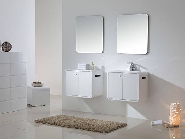 Professional Design Integrated Sink Countertop - New Modern Bathroom cabinet Artificial stone resin wash basin wall hung basin sink – Kazhongao