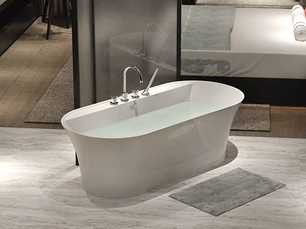 China wholesale Rectangular Bathtub Quotes - PMMA bathtub freestanding bathub solid surface – Kazhongao