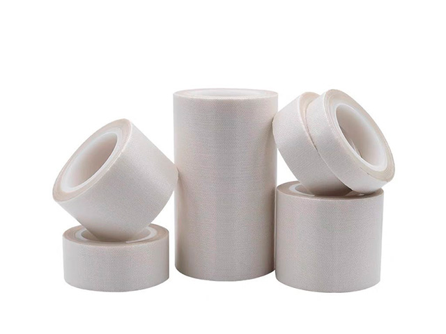 High-Quality Adhesive Backed Ptfe Tape Suppliers –  White heat resistant PTFE fiberglass Tape  – KaiCheng