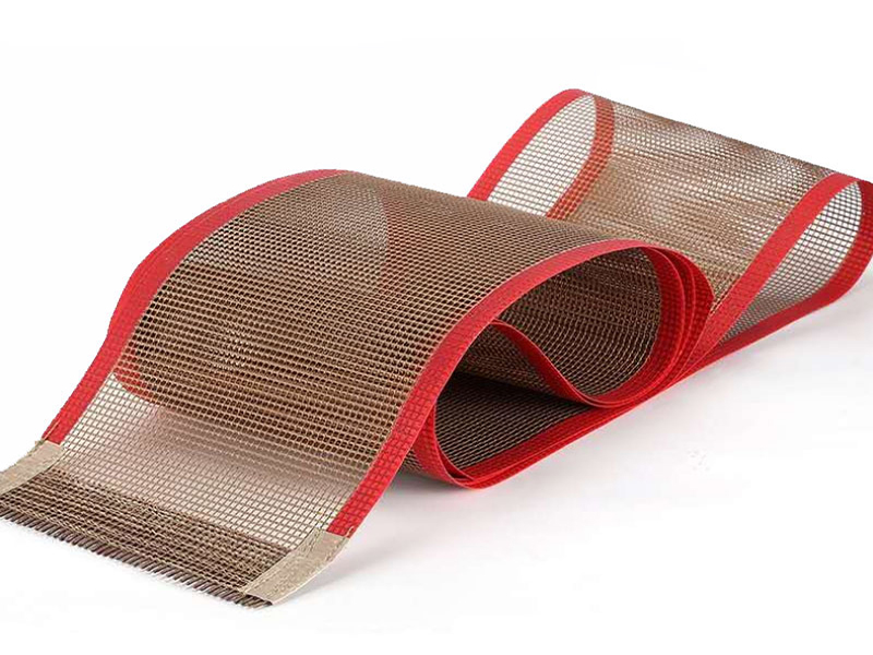 Wholesale Heat Resistant Ptfe Tape Manufacturers –  4mm*4mm non stick PTFE mesh conveyor belt   – KaiCheng detail pictures