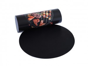 Wholesale Round Bbq Grill Mat Supplier –  High Temperature PTFE coated round barbecue mats  – KaiCheng
