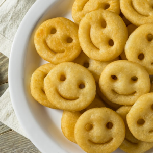 Frozen Smiley Hash Browns