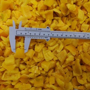 IQF Diced Yellow Peppers