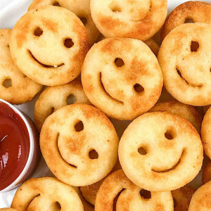 Frozen Smiley Hash Browns