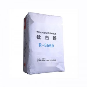 Biossido di titanio TiO2 Rutilo grado R5566 per rivestimenti in polvere