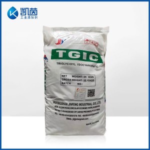 Triglycidyl Isocyanurate TGIC Curing Agent JF77 For Modified Epoxy Resin