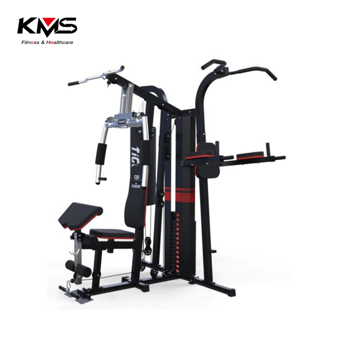 KQ-03304–ອັນທີ່ດີທີ່ສຸດສຳລັບຫ້ອງ Gym 3 Station Multi Gym