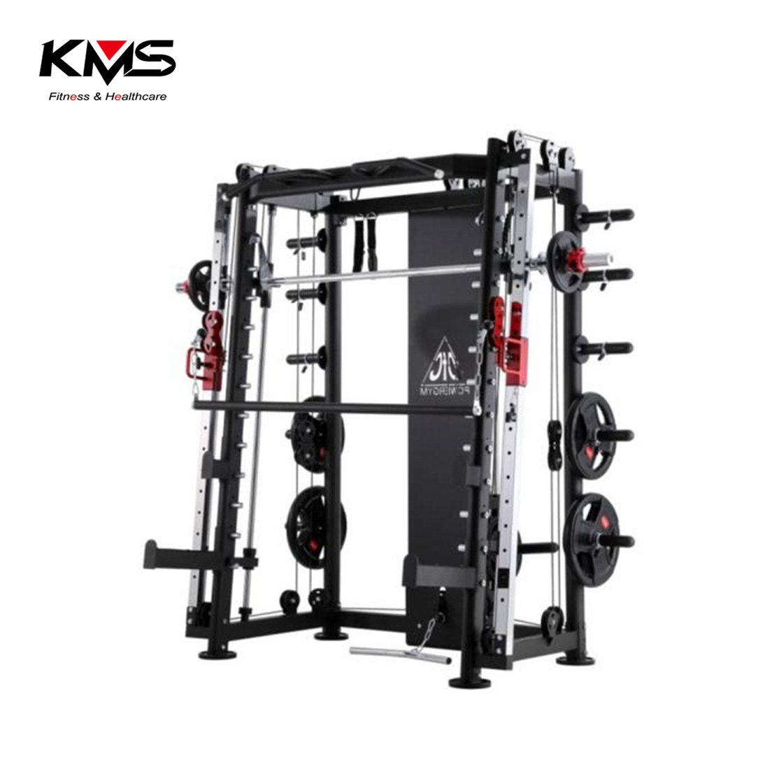 KQ-04407 – Multi Rack, Smith and Pulley Training Machine