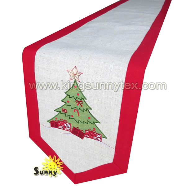 Manufacturer for Restaurant Table Cloth - Christmas Table Runner Design-3 – Kingsun
