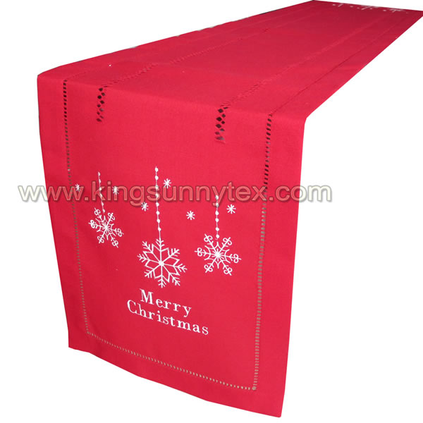 Best Price on Fabric For Tablecloth - Christmas Table Runner Design-6 – Kingsun
