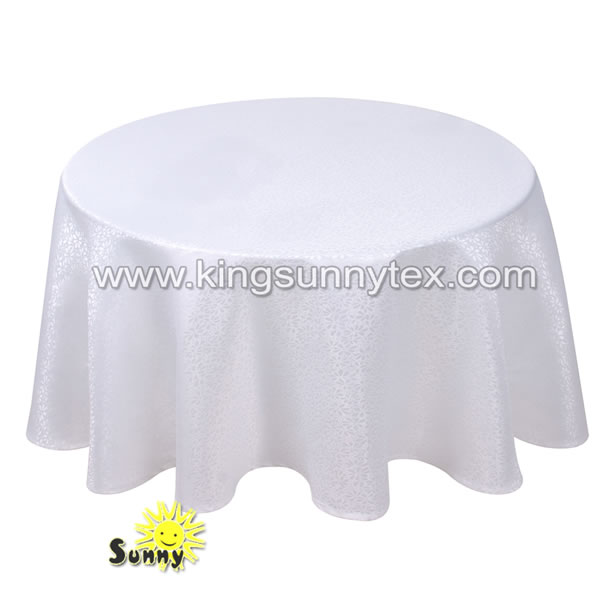 Round Polyester Tablecloth For Trade Show