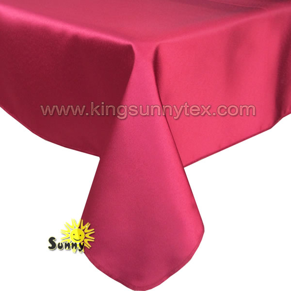 Beautiful 120 Round Satin Tablecloth For Wedding