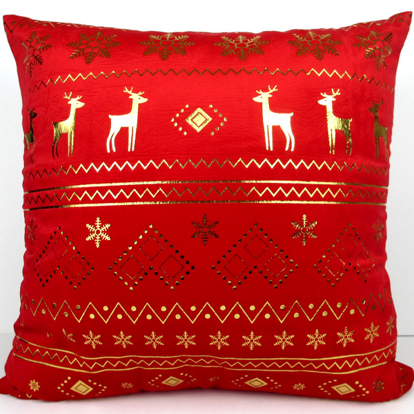 Factory best selling Coccyx Cushion With Faux Sheepskin - 2023 Cushion cover Design-Festive Christmas – Kingsun