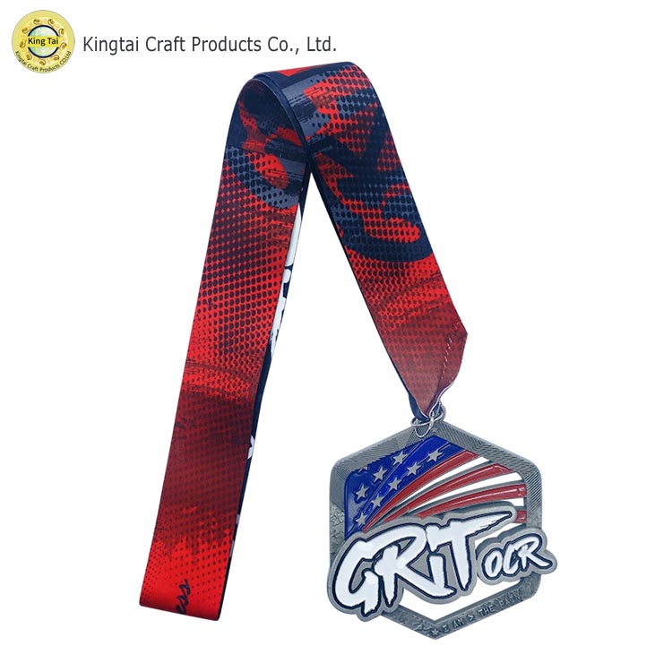 High-Quality Custom Enamel Medals Manufacturers –  Grit OCR Contest Medal | KINGTAI  – Kingtai