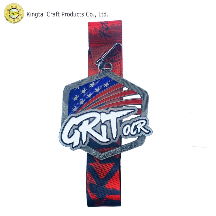 Wholesale Custom Sports Medals Manufacturers –  Grit OCR Contest Medal | KINGTAI  – Kingtai