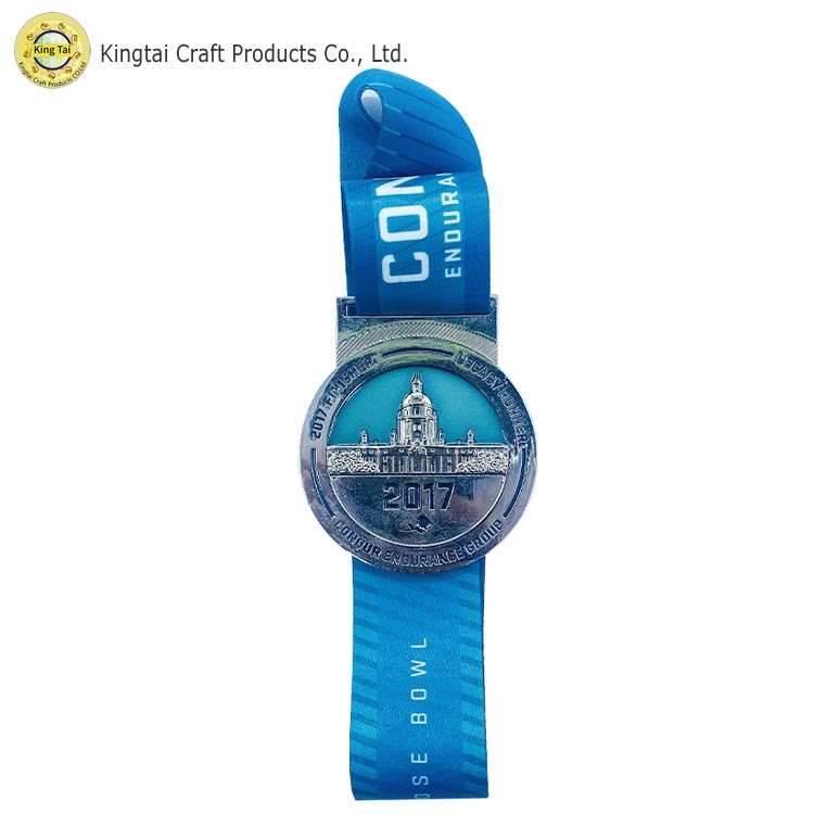 Cheapest Mini Military Medals –  3D Golden Half Marathon Medal |KINGTAI  – Kingtai detail pictures