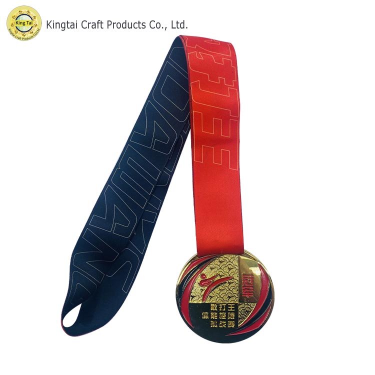 Discount Custom Religious Medals Manufacturers –  Martial arts medal with ribbon |KINGTAI  – Kingtai detail pictures