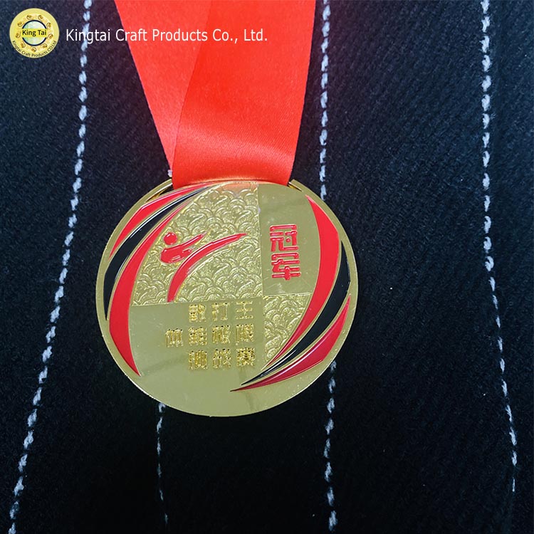 OEM/ODM Medals Custom Suppliers –  Martial arts medal with ribbon |KINGTAI  – Kingtai