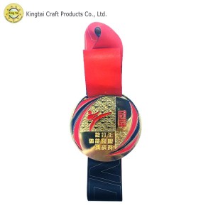 Export Sport Award Medals Factory –  Martial arts medal with ribbon |KINGTAI  – Kingtai