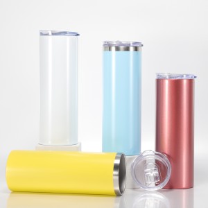 20 OZ Insulated Stainless Steel Sublimation Skinny Tumbler