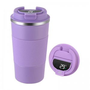 12oz /17oz Leak Proof BPA-Free Stainless Steel Reusable Mug - Vacuum Insulated Portable Thermal Mug