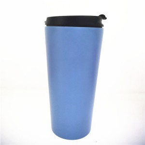 12OZ Reusable Thermos Stainless Steel Coffee Mug With Lid
