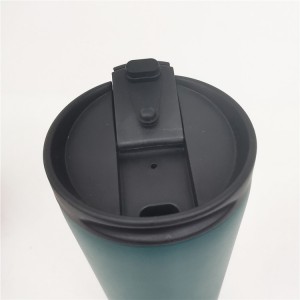 12OZ Reusable Reusable Thermos Stainless Steel Coffee Mug With Lid