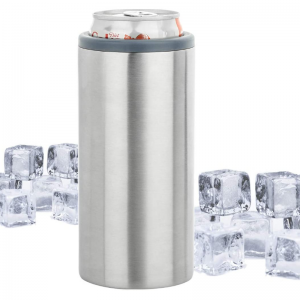 Držač hladnjaka za limenke od nehrđajućeg čelika 12OZ za tanke limenke piva