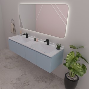 KBv-03 Hot Selling Solid Surface Stone Cabinetin in Bathroom