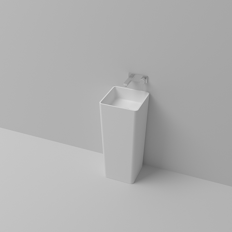 KBs-06 Small Freestanding hand basin with drain hole
