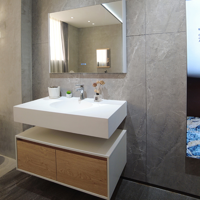 KBv-15 European Style Hotsale Customized Design Countertop Vanity Bathroom Cabinet