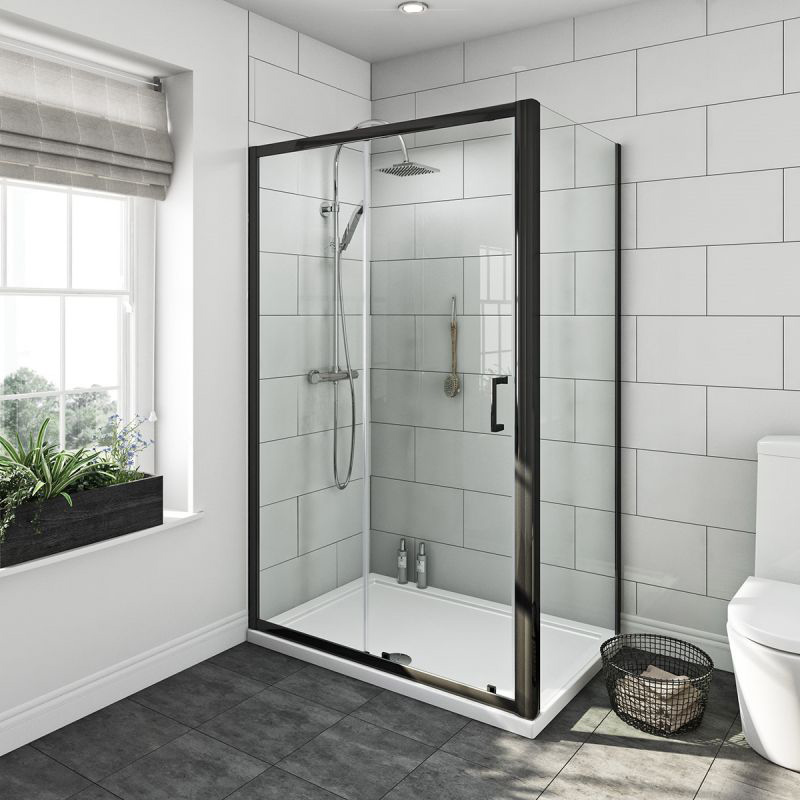KB-AS90  KB-AS80  KB-AS10   Aluminum Tempered Glass Sliding Shower Room three sizes options
