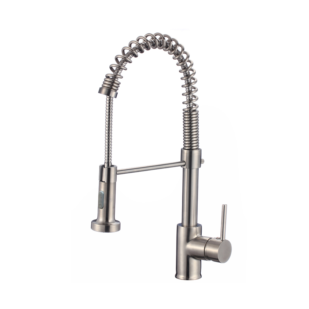 Leading Manufacturer for Square Tubs - cUPC American Brushed Water Saving Health Kitchen Mixer Faucet – KITBATH