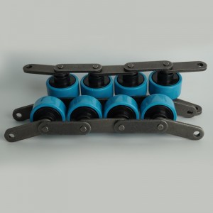 Blauwe nylon multi-speed ketting