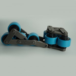 Blue nylon multi-speed chain