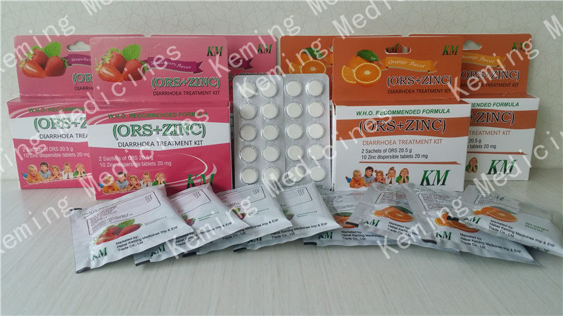 Hot-selling Antimalarials Suspension - Oral Rehydration Salts + Zinc sulfate dispersible Tabs – KeMing Medicines