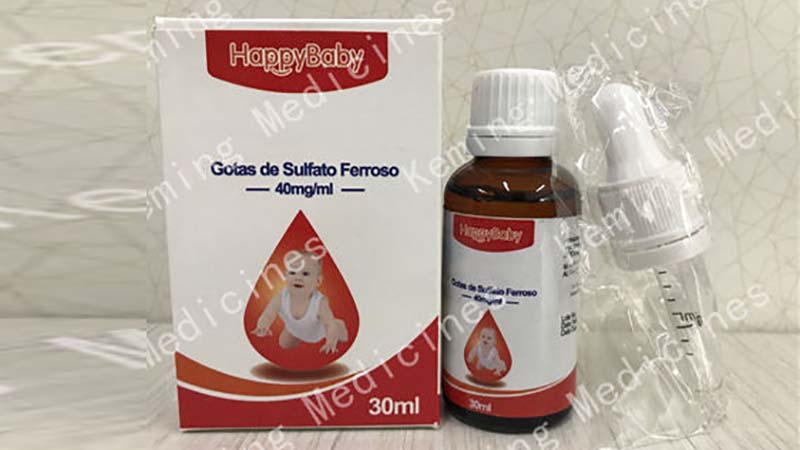 Factory Supply Antimalarials Injection - Ferrous sulfate drops（children） – KeMing Medicines