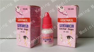 Eyedrops of Gentamycin sulfate
