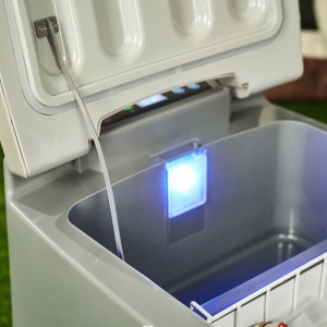 40L Portable 12 V/24 V DC Micro LED affichage USB prise voiture maison multi-fonction Mobile voiture réfrigérateur