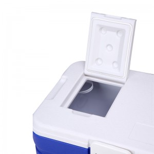 KY102 Kutia e ftohjes portative e plastikës me akull për kamping me izolim 40L