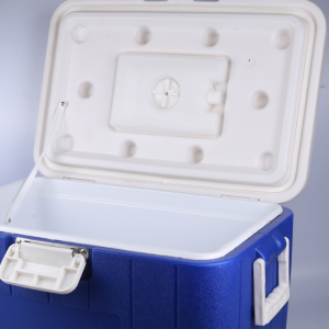 KY103 30L Ice Box Plastic Portable Ita gbangba Ipago BBQ Ice Chest Cooler