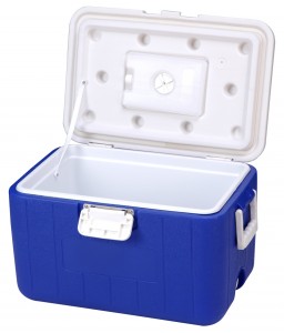 KY103 30L Kotak Es Plastik Portabel Berkemah Luar Ruangan BBQ Pendingin Dada Es