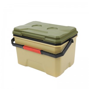 ຂາຍສົ່ງ Custom 16L KY116 Camping Picnic Lunch Cooler Box with big handle