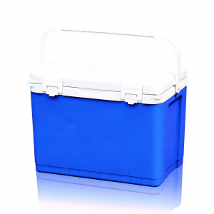 KY118A 18L poliuretāna izolācija, plastmasas pārnēsājama ledus lādes dzesētāja kaste